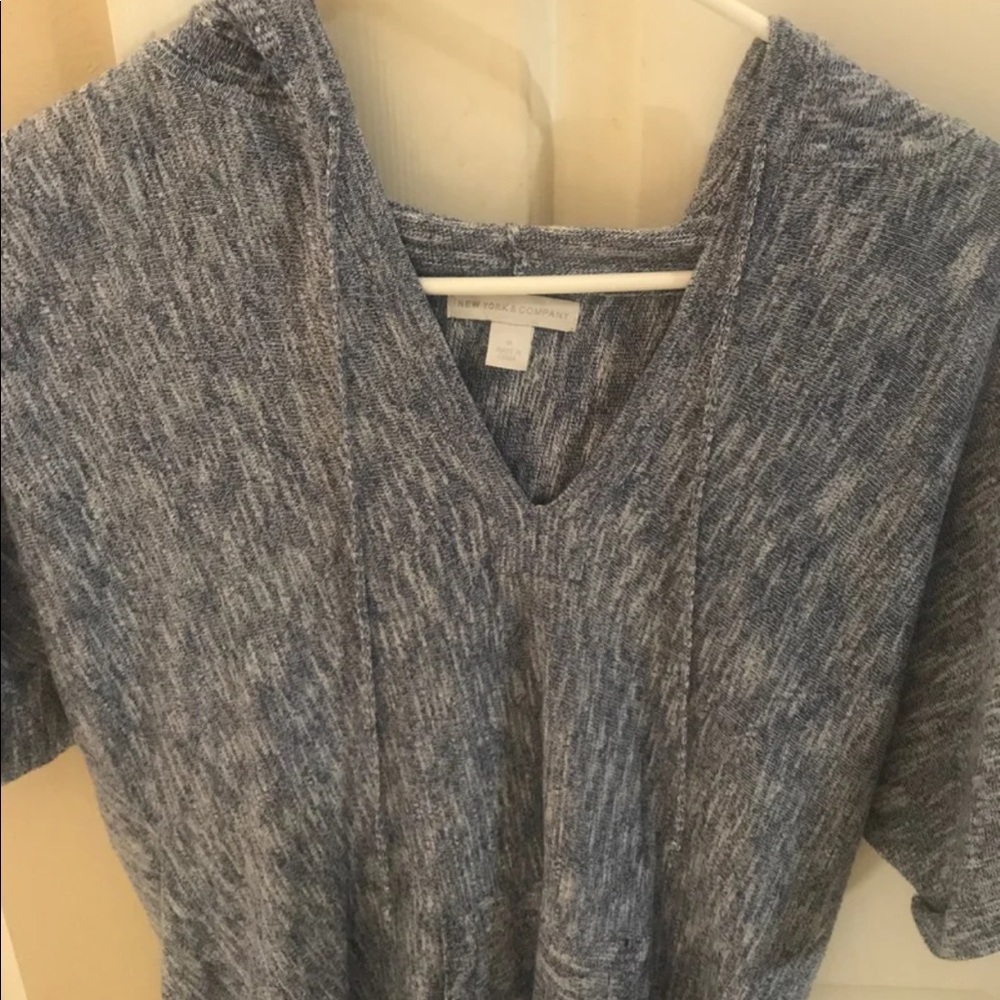 Blue hoodie shirt